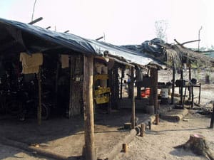 Na região de Chupinguaia cresce o número de tomadas de terra. Na foto: Acampamento Água Viva