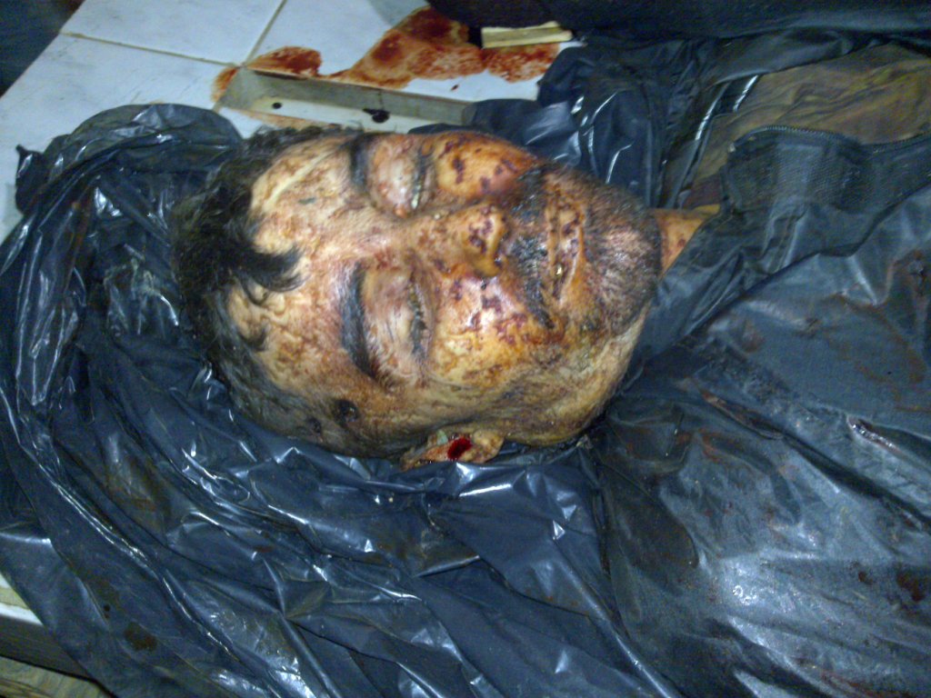 Corpo de Gilson trucidado pelas torturas dos pistoleiros de Dilson Cadalto