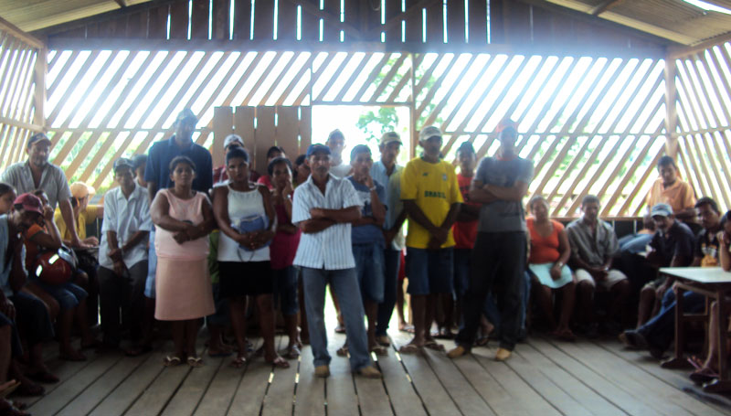 Reunião com seringueiros em Xapuri