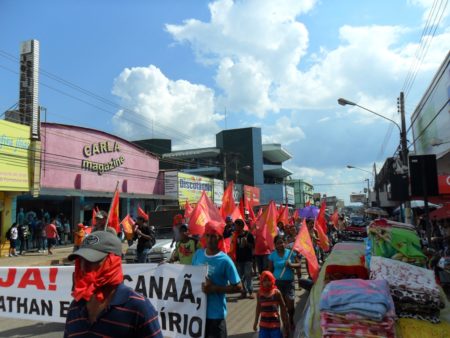 Manifestação nas ruas de Porto Velho - 8 de agosto de 2013