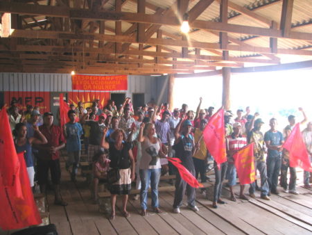 Celebração do Corte Popular na área Zé Bentão ­- 2010