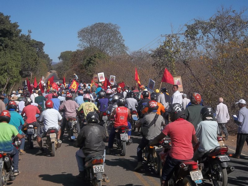 Manifestação em Jaíba