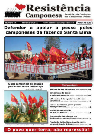 Jornal Resitência Camponesa - edição nº 19