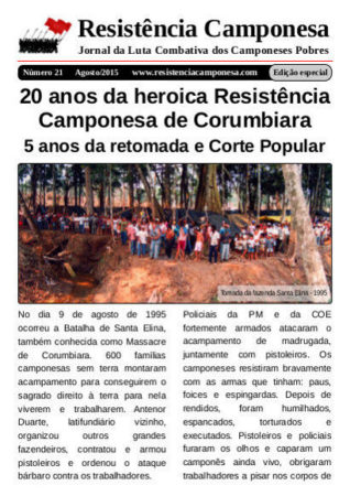 Jornal Resitência Camponesa - edição nº 21