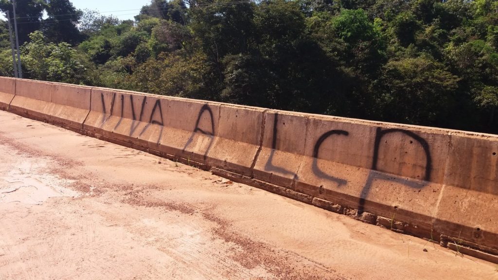 Pichação em Seringueiras
